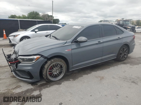 2019 Volkswagen Jetta GLI S with VIN 3VW6T7BU9KM248240, listed as a Copart auction lot 51711785 with 45,173 mi miles and Salvage Title. Bid and sale history available at DreamBid. Image 1.