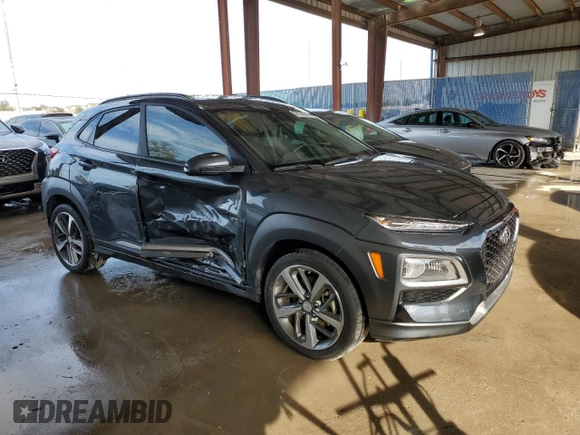 2020 Hyundai Kona Limited with VIN KM8K33A59LU493780, listed as a Copart auction lot 38136083 with 9,084 mi miles. Bid and sale history available at carsss.com. Image 4.
