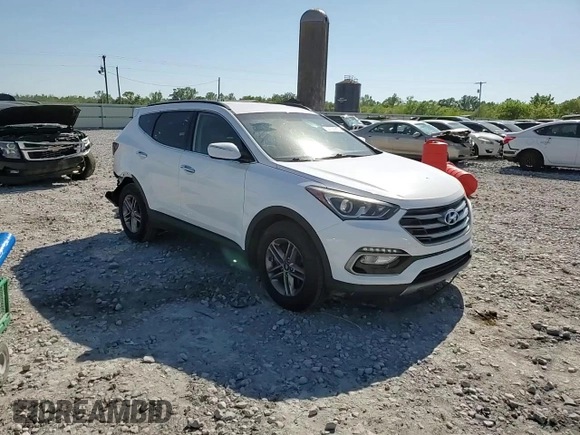 2018 Hyundai Santa Fe 2.4L with VIN 5XYZU3LB1JG537076, listed as a Copart auction lot 52724355 with 63,863 mi miles and Salvage title. Bid and sale history available at DreamBid. Image 11.