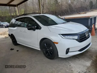 2023 Honda Odyssey Sport with VIN 5FNRL6H79PB039118, listed as a Copart auction lot 49122375 with 29,787 mi miles and Salvage Title. Bid and sale history available at carsss.com. Image 4.