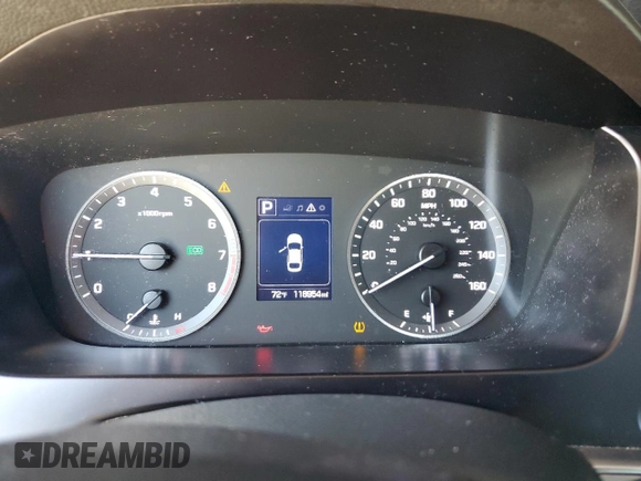 2017 Hyundai Sonata Sport with VIN 5NPE34AF7HH569322, listed as a Copart auction lot 47185725 with 118,954 mi miles and Clean Title. Bid and sale history available at DreamBid. Image 9.