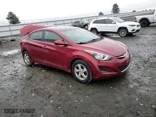 2014 Hyundai Elantra Limited with VIN 5NPDH4AE0EH528109, listed as a Copart auction lot 43054255 with 128,305 mi miles and Salvage Title. Bid and sale history available at carsss.com. Image 11.