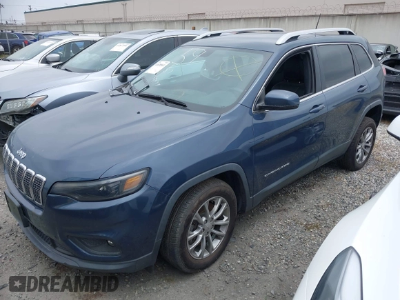 2020 Jeep Cherokee Latitude Plus with VIN 1C4PJLLB6LD605731, listed as a IAAI auction lot 41838561 with 87,384 mi miles. Bid and sale history available at carsss.com. Image 17.