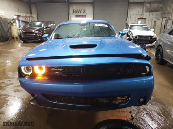 2019 Dodge Challenger R/T with VIN 2C3CDZBT7KH708715, listed as a Copart auction lot 43729635 with 53,489 mi miles and Salvage Title. Bid and sale history available at carsss.com. Image 5.