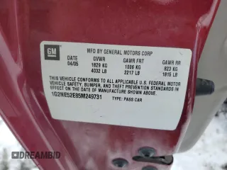 2005 Pontiac Grand Am SE with VIN 1G2NE52E85M249731, listed as a Copart auction lot 46475405 with 129,545 mi miles and Salvage Title. Bid and sale history available at carsss.com. Image 14.