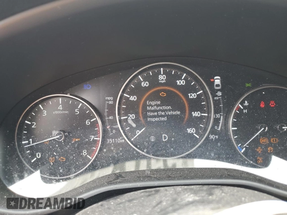 2021 Mazda 3 Premium Plus with VIN JM1BPBNY8M1348692, listed as a Copart auction lot 55781945 with 35,110 mi miles and Salvage Title. Bid and sale history available at DreamBid. Image 9.