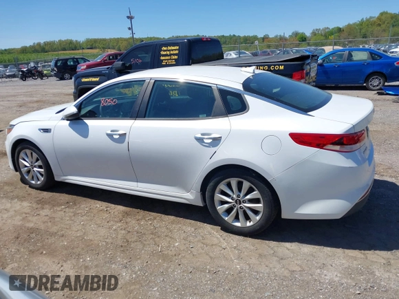 2016 Kia Optima LX with VIN 5XXGT4L31GG008961, listed as a IAAI auction lot 42148050 with 184,465 mi miles. Bid and sale history available at carsss.com. Image 14.