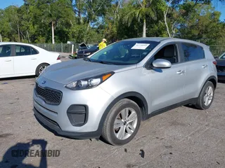 2017 Kia Sportage LX with VIN KNDPM3AC4H7194371, listed as a IAAI auction lot 41774995 with 110,720 mi miles. Bid and sale history available at carsss.com. Image 17.
