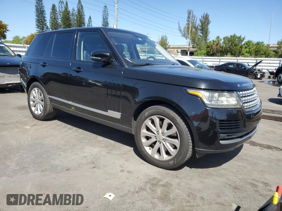 2016 Land Rover Range Rover HSE with VIN SALGS2PF4GA287533, listed as a Copart auction lot 47615005 with 69,081 mi miles and Salvage title. Bid and sale history available at DreamBid. Image 4.