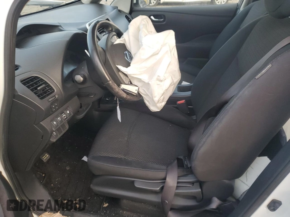 2015 Nissan LEAF SL with VIN 1N4AZ0CP6FC312470, listed as a Copart auction lot 45994925 with Not provided miles and Non repairable. Bid and sale history available at DreamBid. Image 7.