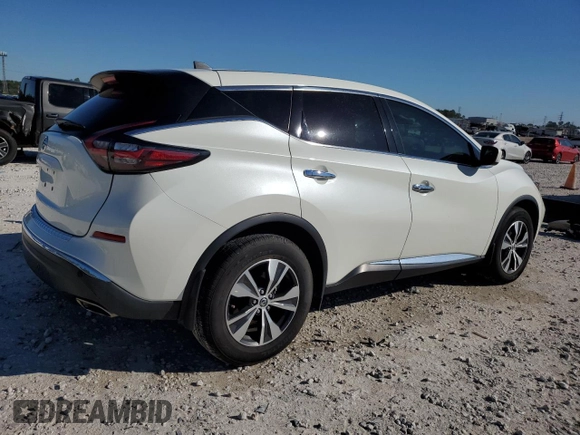 2022 Nissan Murano S with VIN 5N1AZ2AJ5NC113781, listed as a Copart auction lot 80517664 with 25,683 mi miles and Clean Title. Bid and sale history available at DreamBid. Image 3.