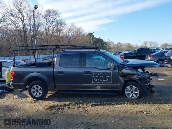 2020 Ford F-150 XL with VIN 1FTEW1C41LFA51212, listed as a IAAI auction lot 41327073 with 1 mi miles. Bid and sale history available at carsss.com. Image 14.