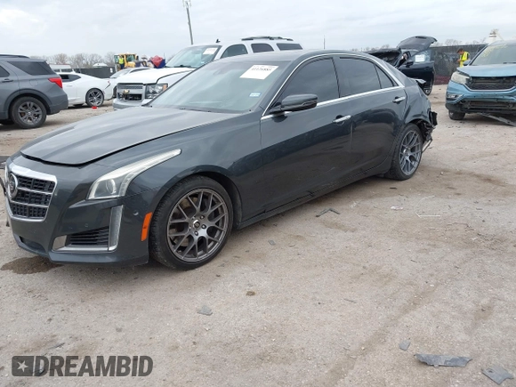 2014 Cadillac CTS Vsport Premium RWD z VIN 1G6AV5S8XE0175517, wystawiony jako IAAI lot #41126885 z przebiegiem 140 667 mil mil oraz . Historia ofert i sprzedaży dostępna na DreamBid. Obrazek 2.