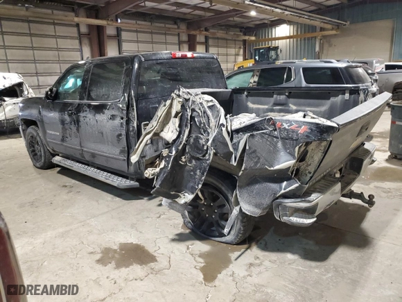 2018 Chevrolet Silverado 1500 LT with VIN 3GCUKREC7JG366537, listed as a Copart auction lot 46278245 with 0 mi miles and Salvage Title. Bid and sale history available at carsss.com. Image 2.