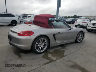 2013 Porsche Boxster S with VIN WP0CB2A82DS132355, listed as a Copart auction lot 74859104 with 0 mi miles and Salvage Title. Bid and sale history available at carsss.com. Image 3.