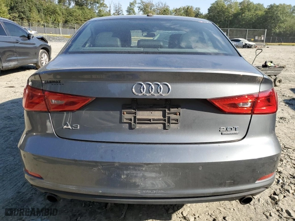 2015 Audi S3 2.0T Premium Plus with VIN WAUBFGFF5F1121165, listed as a Copart auction lot 74978064 with 0 miles and Salvage Title. Bid and sale history available at carsss.com. Image 6.