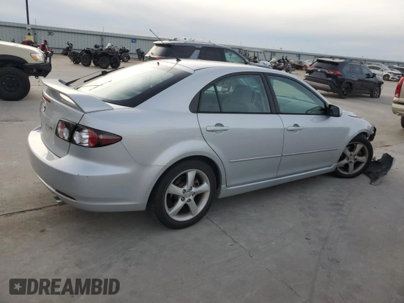 2007 Mazda 6 i Sport VE with VIN 1YVHP84C775M25806, listed as a Copart auction lot 83597804 with 171,666 mi miles and Salvage Title. Bid and sale history available at DreamBid. Image 3.