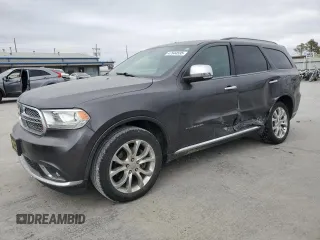 2016 Dodge Durango Citadel z VIN 1C4RDJEG8GC419018, wystawiony jako Copart lot #47644595 z przebiegiem 129 756 mil mil oraz Szkoda całkowita • Salvage title. Historia ofert i sprzedaży dostępna na DreamBid. Obrazek 1.