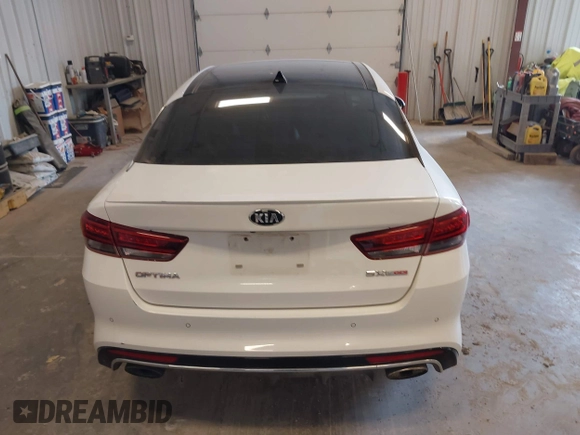 2018 Kia Optima SX with VIN 5XXGW4L27JG237960, listed as a IAAI auction lot 41956461 with 87,085 mi miles and . Bid and sale history available at DreamBid. Image 16.
