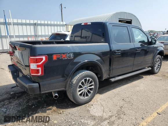2018 Ford F-150 XL with VIN 1FTEW1EP1JFC00903, listed as a Copart auction lot 68488784 with 83,643 mi miles and Salvage Title. Bid and sale history available at DreamBid. Image 3.