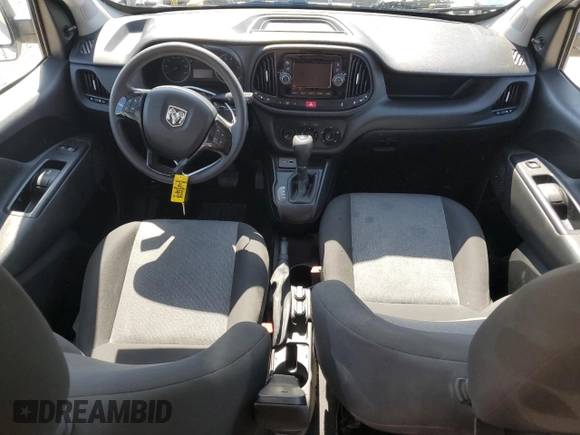 2022 Ram ProMaster City Cargo Tradesman with VIN ZFBHRFAB4N6W88040, listed as a Copart auction lot 54230685 with 58,248 mi miles and Non Repairable. Bid and sale history available at DreamBid. Image 8.