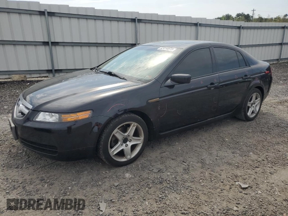 2005 Acura TL with VIN 19UUA66275A003541, listed as a Copart auction lot 52414075 with 193,956 mi miles and Salvage Title. Bid and sale history available at carsss.com. Image 1.