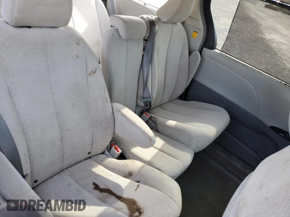2012 Toyota Sienna LE AAS with VIN 5TDKK3DC1CS222623, listed as a Copart auction lot 44510455 with 164,491 mi miles and Salvage Title. Bid and sale history available at carsss.com. Image 12.