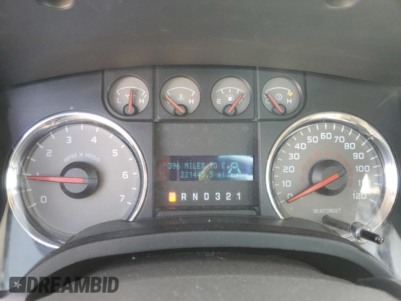 2009 Ford F-150 XL with VIN 1FTRW128X9FA85194, listed as a Copart auction lot 47209825 with 221,445 mi miles and Salvage Title. Bid and sale history available at carsss.com. Image 9.