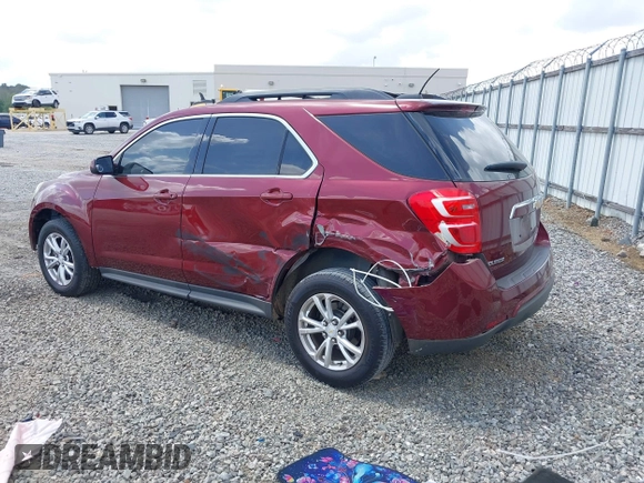 2017 Chevrolet Equinox LT with VIN 2GNALCEK4H1594316, listed as a IAAI auction lot 41961606 with 57,240 mi miles. Bid and sale history available at carsss.com. Image 3.