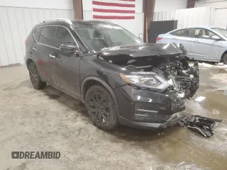 2017 Nissan Rogue S with VIN KNMAT2MV8HP562308, listed as a Copart auction lot 44606945 with Not Provided miles and Salvage Title. Bid and sale history available at carsss.com. Image 4.