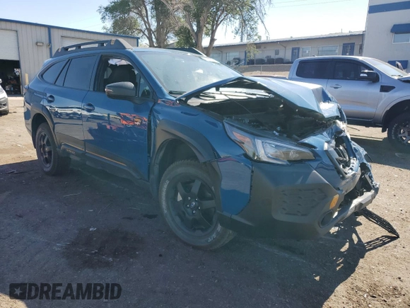 2024 Subaru Outback Wilderness z VIN 4S4BTGUDXR3209923, wystawiony jako Copart lot #58772364 z przebiegiem Nie podano mil oraz Szkoda całkowita • Salvage title. Historia ofert i sprzedaży dostępna na DreamBid. Obrazek 4.