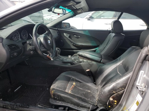 2007 BMW 6 Series 650i with VIN WBAEK135X7CN83938, listed as a Copart auction lot 74963784 with 0 mi miles and Non Repairable. Bid and sale history available at carsss.com. Image 7.