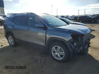 2021 GMC Terrain SLE z VIN 3GKALTEV4ML367207, wystawiony jako Copart lot #49842875 z przebiegiem 33 376 mil mil oraz Czysty tytuł • Clean title. Historia ofert i sprzedaży dostępna na DreamBid. Obrazek 4.