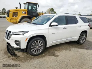 2023 Chevrolet Traverse Premier with VIN 1GNERKKW9PJ207541, listed as a Copart auction lot 49386285 with 17,409 mi miles and Salvage Title. Bid and sale history available at carsss.com. Image 1.