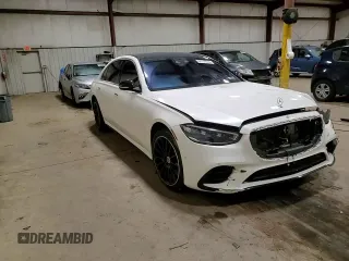 2022 Mercedes-Benz S-Class S 500 with VIN W1K6G6DB9NA136980, listed as a Copart auction lot 86716354 with 0 mi miles and Salvage Title. Bid and sale history available at carsss.com. Image 14.