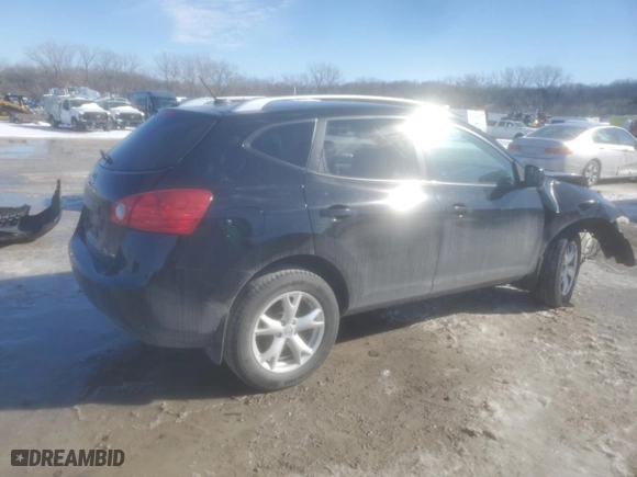 2009 Nissan Rogue SL with VIN JN8AS58VX9W193932, listed as a Copart auction lot 46360535 with 190,476 mi miles and Salvage Title. Bid and sale history available at carsss.com. Image 3.