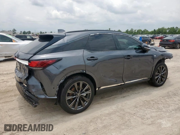 2024 Lexus RX 350 with VIN 2T2BAMCA4RC045510, listed as a Copart auction lot 59667795 with 3,143 mi miles and Salvage title. Bid and sale history available at DreamBid. Image 3.