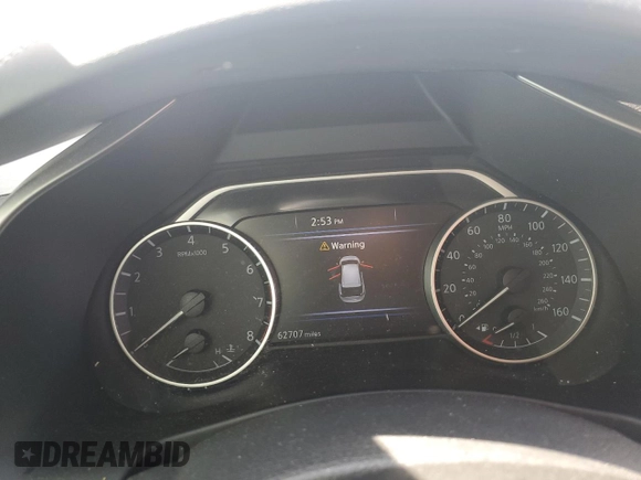 2020 Nissan Murano S with VIN 5N1AZ2AJ0LN122633, listed as a Copart auction lot 53847864 with 62,707 mi miles and Salvage title. Bid and sale history available at DreamBid. Image 9.