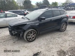 2013 Ford Escape SE with VIN 1FMCU0GX2DUA16831, listed as a Copart auction lot 53282885 with 105,781 mi miles and Salvage Title. Bid and sale history available at carsss.com. Image 1.