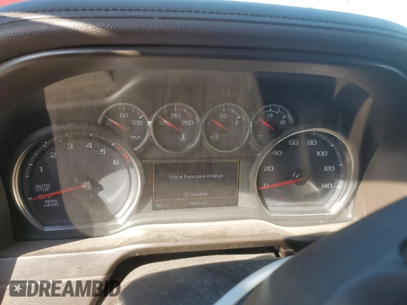 2020 Chevrolet Silverado 1500 LTZ with VIN 1GCUYGETXLZ270472, listed as a Copart auction lot 45423385 with 99,696 mi miles and Salvage Title. Bid and sale history available at DreamBid. Image 9.