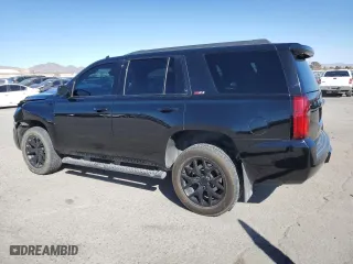 2018 Chevrolet Tahoe LT with VIN 1GNSKBKC4JR324160, listed as a Copart auction lot 46373385 with 123,196 mi miles and Salvage Title. Bid and sale history available at carsss.com. Image 2.