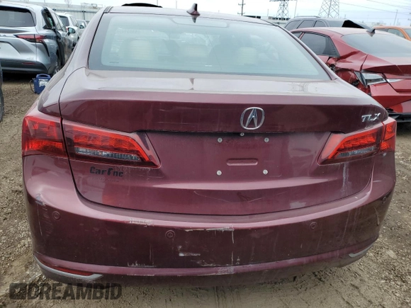 2015 Acura TLX V6 Advance with VIN 19UUB2F70FA019891, listed as a Copart auction lot 43651425 with 91,086 mi miles and Salvage Title. Bid and sale history available at carsss.com. Image 6.