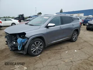 2019 GMC Terrain Denali with VIN 3GKALXEX1KL393060, listed as a Copart auction lot 61062835 with 60,857 mi miles and Salvage title. Bid and sale history available at DreamBid. Image 1.