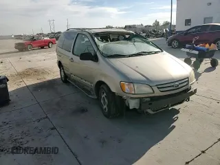 2002 Toyota Sienna LE with VIN 4T3ZF13C62U429210, listed as a Copart auction lot 75364374 with 0 mi miles and Salvage Title. Bid and sale history available at carsss.com. Image 12.