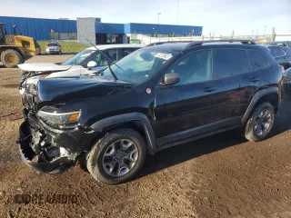 2019 Jeep Cherokee Trailhawk Elite with VIN 1C4PJMBX7KD418077, listed as a Copart auction lot 80484734 with 72,195 mi miles and Clean Title. Bid and sale history available at carsss.com. Image 1.