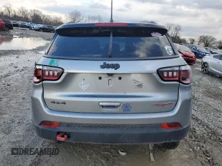 2020 Jeep Compass Trailhawk with VIN 3C4NJDDB0LT163356, listed as a Copart auction lot 46808025 with 103,395 mi miles and Salvage Title. Bid and sale history available at carsss.com. Image 6.