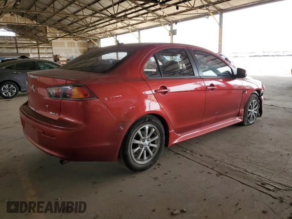2012 Mitsubishi Lancer ES with VIN JA32U2FU2CU017414, listed as a Copart auction lot 59933784 with 41,405 mi miles and Salvage Title. Bid and sale history available at carsss.com. Image 3.