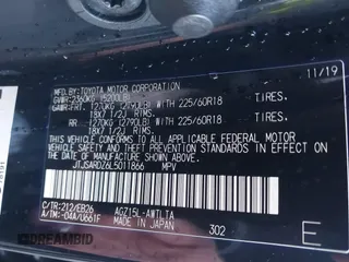 2020 Lexus NX 300 F Sport z VIN JTJSARDZ6L5011866, wystawiony jako IAAI lot #42751737 z przebiegiem Nie podano mil oraz . Historia ofert i sprzedaży dostępna na DreamBid. Obrazek 9.