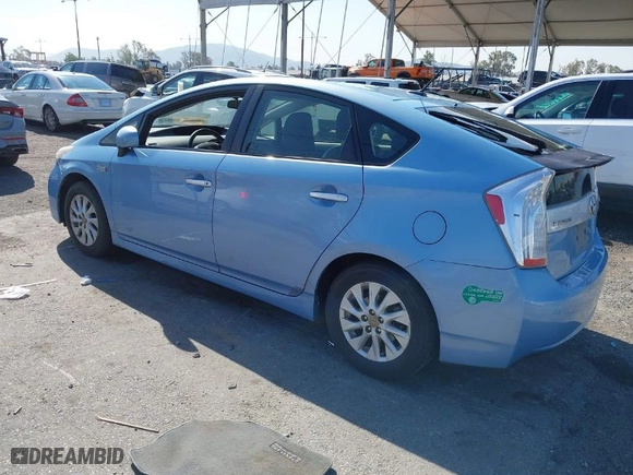 2012 Toyota Prius Plug-In with VIN JTDKN3DP9C3022200, listed as a IAAI auction lot 41968886 with 65,821 mi miles. Bid and sale history available at carsss.com. Image 3.