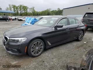 2018 BMW 5 Series 530i xDrive with VIN WBAJA7C5XJWC76816, listed as a Copart auction lot 52734405 with 77,917 mi miles and Clean Title. Bid and sale history available at carsss.com. Image 1.